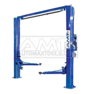 AMT 4500 Hydraulic Hoist Lift – 4.5 Ton 2 Post Car Lift with RAM Cylinders, Adjustable Top Bar, Door Protection & Automatic Arm Locking | Heavy-Duty Garage Lift for SUVs & Sedans