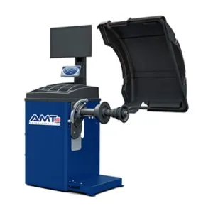AMT CB75 Wheel Balancer – 19″ LCD, Laser Guide, Italian Software, Auto Data Entry, Motorcycle Compatible