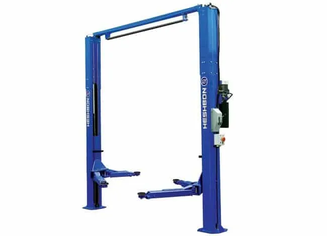 Heshbon HL-26K 2 Post Lift – 4 Ton Hydraulic Car Lift | Durable RAM Cylinders, Adjustable Top Bar, Door Protection | Premium Heshbon HL-26K for Garages & Workshops