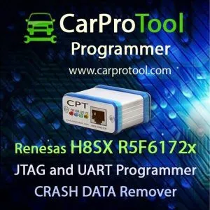 Renesas H8SX R5F6172x JTAG UART CAN Programmer CRASH DATA Remover﻿