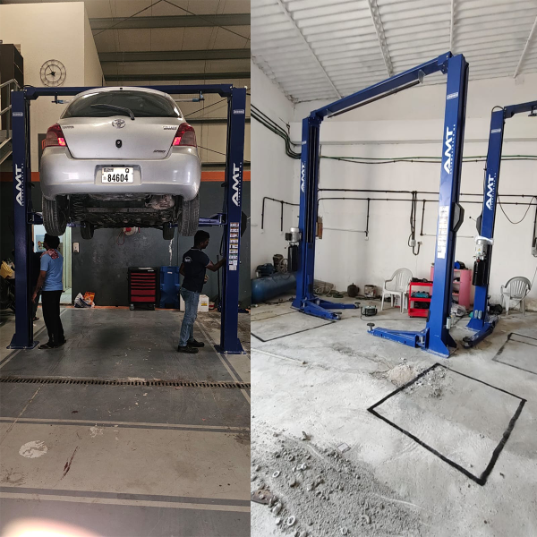 2 Post Car Lift 4 Ton Capacity for Cars SUVs and Light Trucks