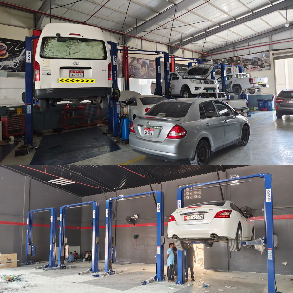 2 Post Car Lift 4 Ton Capacity for Cars SUVs and Light Trucks