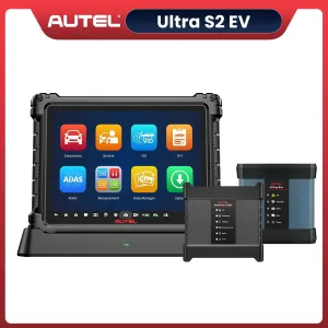 Autel MaxiSys Ultra S2 EV High-Voltage System Diagnose & Battery Pack Test | With AI, 6-IN-1 VCMI2, Topology 3.0, Enhanced Oscilloscope, 48+ Services, Upgraded from Autel Ultra