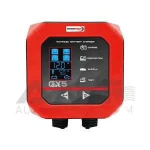 Lemania GX5 – Advanced 12V/24V Battery Tester & Smart Charger for Cars, Trucks & Heavy Equipment