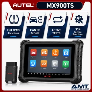 Autel MaxiCheck MX900TS TPMS Diagnostic Scanner, 8” All-System Bi-Directional Scan Tool, Full TPMS Functions, 40+ Service Functions, MX-Sensor Programming, Active Tests, DoIP & CAN FD, Android 11, 2-Year Updates