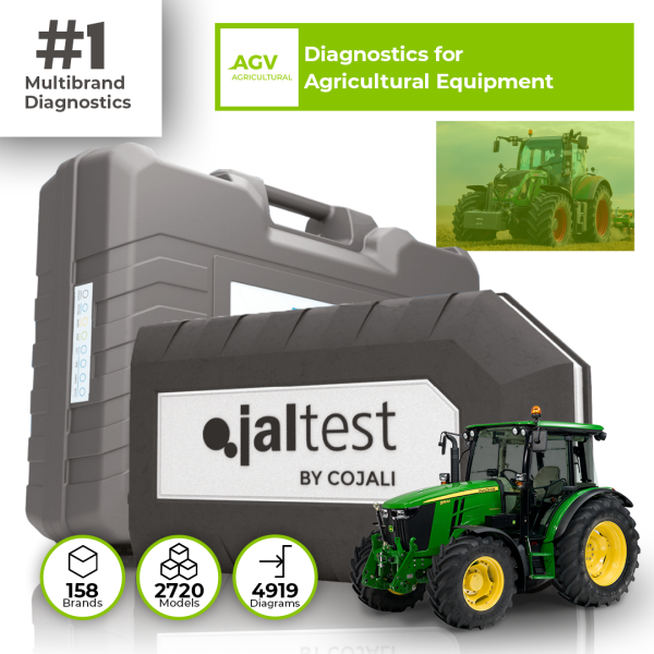 Jaltest AGV 24.1 Diagnostic Tool - Advanced Multi-Brand & Multi-System Diagnostics for Tractors, Harvesters, Agricultural Equipment - Comprehensive Coverage, Enhanced Data Visualization, and Extensive Technical Support