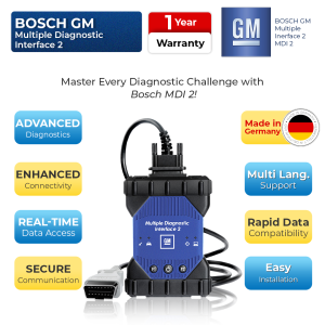 BOSCH GM Multiple Diagnostic Interface 2 (MDI 2) Kit + Software