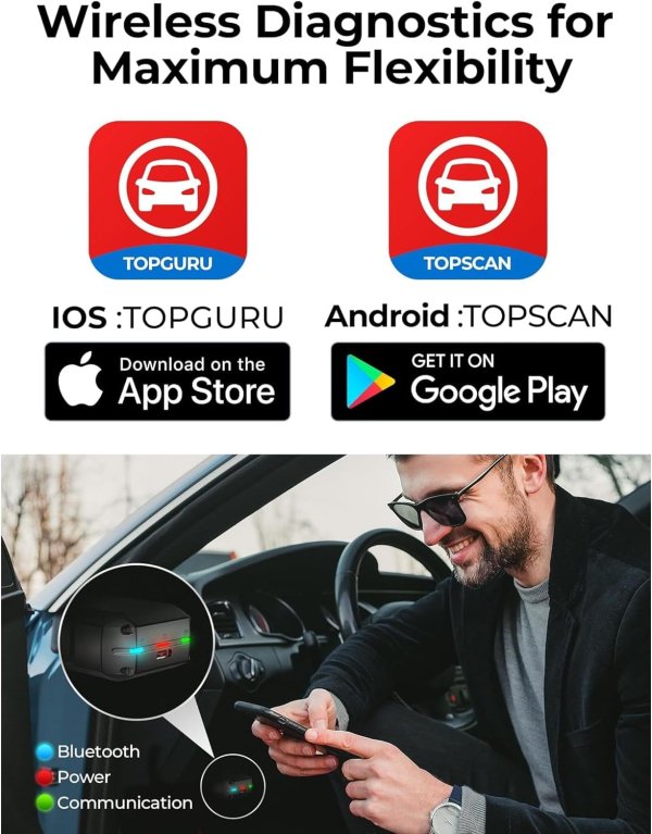 <h4>Topdon Topscan Pro Smart Diagnostic Tool Bluetooth OBD2 Diagnostic Advanced Reader IMMO Capable</h4> <table> <thead> <tr> <th><strong>Feature</strong></th> <th><strong>Description</strong></th> </tr> </thead> <tbody> <tr> <td><strong>Tool Type</strong></td> <td>Pocket-sized OBD2 Scan Tool</td> </tr> <tr> <td><strong>Connection</strong></td> <td>Bluetooth 5.0 (Range: 33 feet / 10 meters)</td> </tr> <tr> <td><strong>Compatibility</strong></td> <td>Works with iOS and Android via dedicated app</td> </tr> <tr> <td><strong>Multilingual Support</strong></td> <td>10 Languages: English, French, German, Spanish, Portuguese, Russian, Japanese, Italian, Korean, Chinese</td> </tr> <tr> <td><strong>Vehicle Coverage</strong></td> <td>Supports 70+ vehicle makes (American, Asian, European)</td> </tr> <tr> <td><strong>Key Functions</strong></td> <td>- Read/Clear Fault Codes</td> </tr> <tr> <td></td> <td>- AutoVIN Technology</td> </tr> <tr> <td></td> <td>- Vehicle Performance Testing</td> </tr> <tr> <td></td> <td>- Full-System DTC Repair Guide</td> </tr> <tr> <td></td> <td>- One-click I/M Readiness</td> </tr> <tr> <td><strong>Maintenance Services</strong></td> <td>8 Basic Maintenance Services</td> </tr> <tr> <td><strong>Bidirectional Control</strong></td> <td>Supported</td> </tr> <tr> <td><strong>Advanced Reset Functions (Pro)</strong></td> <td>13 Reset Functions, including:</td> </tr> <tr> <td></td> <td>- Injector Coding</td> </tr> <tr> <td></td> <td>- Tire Pressure Reset</td> </tr> <tr> <td></td> <td>- Sunroof Initialization</td> </tr> <tr> <td></td> <td>- IMMO Functionality</td> </tr> <tr> <td><strong>Best For</strong></td> <td>DIY enthusiasts, professional mechanics</td> </tr> </tbody> </table> <b>for TOPDON products : </b><a href="https://wa.me/971504915617"><b>Link</b></a> <a href="https://automaxtools.me/wp-content/uploads/2023/06/New-17-Topscan_Comparison-scaled.webp"><img class="wp-image-30583 alignleft" src="https://automaxtools.me/wp-content/uploads/2023/06/New-17-Topscan_Comparison-scaled.webp" alt="TOPSCAN VS TOPSCAN PRO" width="631" height="355" /></a> <h4>Topdon Topscan Pro Smart Diagnostic Tool Bluetooth OBD2 Diagnostic Advanced Reader IMMO Capable</h4> <table> <thead> <tr> <th><strong>Feature</strong></th> <th><strong>Description</strong></th> </tr> </thead> <tbody> <tr> <td><strong>Tool Type</strong></td> <td>Pocket-sized OBD2 Scan Tool</td> </tr> <tr> <td><strong>Connection</strong></td> <td>Bluetooth 5.0 (Range: 33 feet / 10 meters)</td> </tr> <tr> <td><strong>Compatibility</strong></td> <td>Works with iOS and Android via dedicated app</td> </tr> <tr> <td><strong>Multilingual Support</strong></td> <td>10 Languages: English, French, German, Spanish, Portuguese, Russian, Japanese, Italian, Korean, Chinese</td> </tr> <tr> <td><strong>Vehicle Coverage</strong></td> <td>Supports 70+ vehicle makes (American, Asian, European)</td> </tr> <tr> <td><strong>Key Functions</strong></td> <td>- Read/Clear Fault Codes</td> </tr> <tr> <td></td> <td>- AutoVIN Technology</td> </tr> <tr> <td></td> <td>- Vehicle Performance Testing</td> </tr> <tr> <td></td> <td>- Full-System DTC Repair Guide</td> </tr> <tr> <td></td> <td>- One-click I/M Readiness</td> </tr> <tr> <td><strong>Maintenance Services</strong></td> <td>8 Basic Maintenance Services</td> </tr> <tr> <td><strong>Bidirectional Control</strong></td> <td>Supported</td> </tr> <tr> <td><strong>Advanced Reset Functions (Pro)</strong></td> <td>13 Reset Functions, including:</td> </tr> <tr> <td></td> <td>- Injector Coding</td> </tr> <tr> <td></td> <td>- Tire Pressure Reset</td> </tr> <tr> <td></td> <td>- Sunroof Initialization</td> </tr> <tr> <td></td> <td>- IMMO Functionality</td> </tr> <tr> <td><strong>Best For</strong></td> <td>DIY enthusiasts, professional mechanics</td> </tr> </tbody> </table> <b>for TOPDON products : </b><a href="https://wa.me/971504915617"><b>Link</b></a> <a href="https://automaxtools.me/wp-content/uploads/2023/06/New-17-Topscan_Comparison-scaled.webp"><img class="wp-image-30583 alignleft" src="https://automaxtools.me/wp-content/uploads/2023/06/New-17-Topscan_Comparison-scaled.webp" alt="TOPSCAN VS TOPSCAN PRO" width="631" height="355" /></a>