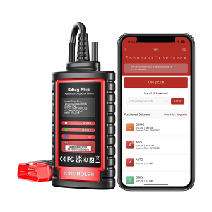 KINGBOLEN Ediag Plus Bluetooth OBD2 Scanner for iOS & Android, All-System Diagnostic Tool with ECU Coding, CAN-FD, Bi-Directional Control, Auto VIN, 15+ Reset Functions, 1 Year