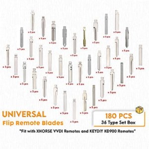 HOME V3 - OCTOBER 21ST 2026 189 Universal Flip Remote Blade 180 pcs / 36 Type Set Box