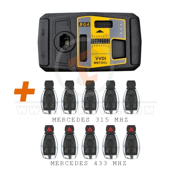 + Mercedes Remote 315MHz and 433MHz + Mercedes Remote 315MHz and 433MHz