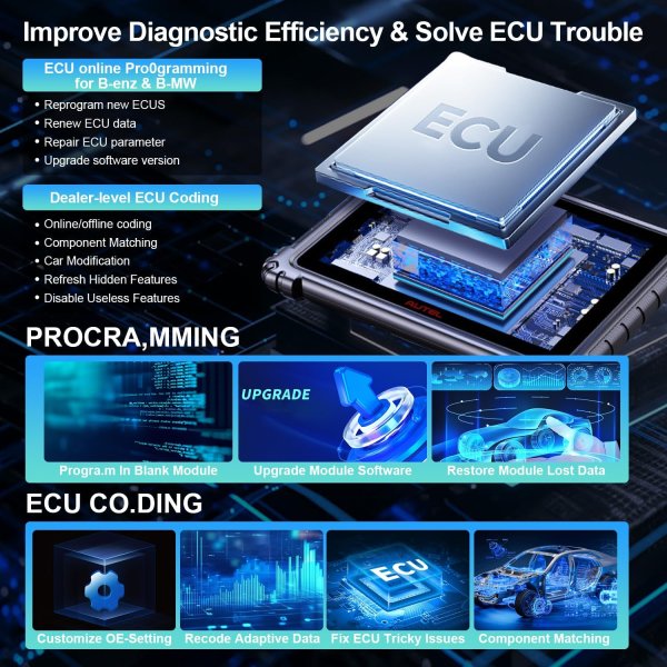 <div class="et_pb_module et_pb_wc_title et_pb_wc_title_0_tb_body product-header et_pb_bg_layout_light"> <h4>The Autel MaxiSys MS919 S2 is a next-generation professional diagnostic scanner built for workshops requiring OE-level diagnostics, ECU programming and coding, advanced bi-directional testing and electrical troubleshooting. Its 11″ anti-glare touchscreen, Android 13 platform and upgraded MaxiFlash VCMI2 deliver powerful diagnostics in a more compact professional package.</h4> Perform full-system diagnostics, Topology 3.0 network analysis, enhanced live-data and PID analysis, ECU coding, J2534 pass-thru programming and thousands of supported active tests. The MS919 S2 also provides 48+ maintenance and service functions including Oil Reset, EPB, BMS, SAS, DPF regeneration, brake bleeding and injector coding. Powered by a 2.7GHz 8-core processor with 12GB RAM, 256GB storage and a 15,000mAh battery, the MS919 S2 includes the 6-in-1 VCMI2 with 4-channel oscilloscope, multimeter, waveform generator, CAN Bus tester, J2534 programming and Remote Expert capability. </div> <div class="et_pb_module et_pb_wc_description et_pb_wc_description_0_tb_body et_pb_bg_layout_light et_pb_text_align_left"> <div class="et_pb_module_inner"> <table> <thead> <tr> <th>Specification</th> <th>Autel MaxiSys MS919 S2</th> </tr> </thead> <tbody> <tr> <td>Product Type</td> <td>Professional OE-Level Automotive Diagnostic Scanner</td> </tr> <tr> <td>Model</td> <td>MaxiSys MS919S2</td> </tr> <tr> <td>Display</td> <td>11″ Anti-Glare Touchscreen, 2176 × 1600</td> </tr> <tr> <td>Operating System</td> <td>Android 13</td> </tr> <tr> <td>Processor</td> <td>2.7GHz 8-Core Processor</td> </tr> <tr> <td>Memory</td> <td>12GB RAM + 256GB Storage</td> </tr> <tr> <td>Battery</td> <td>15,000mAh</td> </tr> <tr> <td>Camera</td> <td>16MP Front + 16MP Rear</td> </tr> <tr> <td>Wi-Fi</td> <td>Dual Wi-Fi 6</td> </tr> <tr> <td>Bluetooth</td> <td>Supported</td> </tr> <tr> <td>Diagnostics</td> <td>OE-Level Full-System Diagnostics</td> </tr> <tr> <td>Bi-Directional Control</td> <td>Yes – Active Tests</td> </tr> <tr> <td>ECU Programming</td> <td>J2534 Pass-Thru Programming</td> </tr> <tr> <td>ECU Coding & Adaptations</td> <td>Supported – Vehicle Dependent</td> </tr> <tr> <td>Service Functions</td> <td>48+ Maintenance & Reset Functions</td> </tr> <tr> <td>Topology</td> <td>Topology 3.0 Dynamic Network Analysis</td> </tr> <tr> <td>Live Data</td> <td>Enhanced PID Analysis & Graphing</td> </tr> <tr> <td>Split-Screen Diagnostics</td> <td>Supported</td> </tr> <tr> <td>Digital Vehicle Inspection</td> <td>Multi-Point DVI</td> </tr> <tr> <td>Voice Assistant</td> <td>MAX Hands-Free Virtual Assistant</td> </tr> <tr> <td>VCI / Measurement Device</td> <td>6-in-1 MaxiFlash VCMI2</td> </tr> <tr> <td>Oscilloscope</td> <td>4-Channel</td> </tr> <tr> <td>Multimeter</td> <td>Supported</td> </tr> <tr> <td>Waveform Generator</td> <td>Supported</td> </tr> <tr> <td>CAN Bus Tester</td> <td>Supported</td> </tr> <tr> <td>Remote Expert</td> <td>Supported</td> </tr> <tr> <td>DoIP</td> <td>Supported</td> </tr> <tr> <td>CAN FD</td> <td>Supported</td> </tr> <tr> <td>J2534</td> <td>Supported</td> </tr> <tr> <td>D-PDU</td> <td>Supported</td> </tr> <tr> <td>Oil Reset</td> <td>Yes</td> </tr> <tr> <td>EPB Reset</td> <td>Yes</td> </tr> <tr> <td>BMS / Battery Registration</td> <td>Yes</td> </tr> <tr> <td>SAS Calibration</td> <td>Yes</td> </tr> <tr> <td>DPF Regeneration</td> <td>Yes</td> </tr> <tr> <td>ABS Brake Bleeding</td> <td>Yes</td> </tr> <tr> <td>Injector Coding</td> <td>Yes</td> </tr> <tr> <td>Vehicle Coverage</td> <td>US, Asian & European Vehicles</td> </tr> <tr> <td>Software Updates</td> <td>2 Years Included</td> </tr> <tr> <td>Warranty</td> <td>1 Year Limited Warranty</td> </tr> </tbody> </table> &nbsp; <strong>Autel MaxiSys MS919 S2 Official Information</strong> <a href="https://www.autel.com/mk3/4297.jhtml" target="_blank" rel="noopener"> View Official Autel MS919 S2 Product Page </a> <a href="https://m.media-amazon.com/images/I/81E6XYHEVQL._AC_SL1500_.jpg"> <img class="aligncenter" src="https://m.media-amazon.com/images/I/81E6XYHEVQL._AC_SL1500_.jpg" alt="Autel MaxiSys MS919 S2 diagnostic scanner UAE" width="807" height="807" /> </a> </div> </div> <h3><span style="color: #d2322a;"> <strong>1 Year Warranty. 2 Year Free Software Updates.</strong> </span></h3> <h4 style="color: red;">IP Restriction (works only in India, Middle East and Africa).</h4> <div class="et_pb_module et_pb_wc_title et_pb_wc_title_0_tb_body product-header et_pb_bg_layout_light"> <h4>The Autel MaxiSys MS919 S2 is a next-generation professional diagnostic scanner built for workshops requiring OE-level diagnostics, ECU programming and coding, advanced bi-directional testing and electrical troubleshooting. Its 11″ anti-glare touchscreen, Android 13 platform and upgraded MaxiFlash VCMI2 deliver powerful diagnostics in a more compact professional package.</h4> Perform full-system diagnostics, Topology 3.0 network analysis, enhanced live-data and PID analysis, ECU coding, J2534 pass-thru programming and thousands of supported active tests. The MS919 S2 also provides 48+ maintenance and service functions including Oil Reset, EPB, BMS, SAS, DPF regeneration, brake bleeding and injector coding. Powered by a 2.7GHz 8-core processor with 12GB RAM, 256GB storage and a 15,000mAh battery, the MS919 S2 includes the 6-in-1 VCMI2 with 4-channel oscilloscope, multimeter, waveform generator, CAN Bus tester, J2534 programming and Remote Expert capability. </div> <div class="et_pb_module et_pb_wc_description et_pb_wc_description_0_tb_body et_pb_bg_layout_light et_pb_text_align_left"> <div class="et_pb_module_inner"> <table> <thead> <tr> <th>Specification</th> <th>Autel MaxiSys MS919 S2</th> </tr> </thead> <tbody> <tr> <td>Product Type</td> <td>Professional OE-Level Automotive Diagnostic Scanner</td> </tr> <tr> <td>Model</td> <td>MaxiSys MS919S2</td> </tr> <tr> <td>Display</td> <td>11″ Anti-Glare Touchscreen, 2176 × 1600</td> </tr> <tr> <td>Operating System</td> <td>Android 13</td> </tr> <tr> <td>Processor</td> <td>2.7GHz 8-Core Processor</td> </tr> <tr> <td>Memory</td> <td>12GB RAM + 256GB Storage</td> </tr> <tr> <td>Battery</td> <td>15,000mAh</td> </tr> <tr> <td>Camera</td> <td>16MP Front + 16MP Rear</td> </tr> <tr> <td>Wi-Fi</td> <td>Dual Wi-Fi 6</td> </tr> <tr> <td>Bluetooth</td> <td>Supported</td> </tr> <tr> <td>Diagnostics</td> <td>OE-Level Full-System Diagnostics</td> </tr> <tr> <td>Bi-Directional Control</td> <td>Yes – Active Tests</td> </tr> <tr> <td>ECU Programming</td> <td>J2534 Pass-Thru Programming</td> </tr> <tr> <td>ECU Coding & Adaptations</td> <td>Supported – Vehicle Dependent</td> </tr> <tr> <td>Service Functions</td> <td>48+ Maintenance & Reset Functions</td> </tr> <tr> <td>Topology</td> <td>Topology 3.0 Dynamic Network Analysis</td> </tr> <tr> <td>Live Data</td> <td>Enhanced PID Analysis & Graphing</td> </tr> <tr> <td>Split-Screen Diagnostics</td> <td>Supported</td> </tr> <tr> <td>Digital Vehicle Inspection</td> <td>Multi-Point DVI</td> </tr> <tr> <td>Voice Assistant</td> <td>MAX Hands-Free Virtual Assistant</td> </tr> <tr> <td>VCI / Measurement Device</td> <td>6-in-1 MaxiFlash VCMI2</td> </tr> <tr> <td>Oscilloscope</td> <td>4-Channel</td> </tr> <tr> <td>Multimeter</td> <td>Supported</td> </tr> <tr> <td>Waveform Generator</td> <td>Supported</td> </tr> <tr> <td>CAN Bus Tester</td> <td>Supported</td> </tr> <tr> <td>Remote Expert</td> <td>Supported</td> </tr> <tr> <td>DoIP</td> <td>Supported</td> </tr> <tr> <td>CAN FD</td> <td>Supported</td> </tr> <tr> <td>J2534</td> <td>Supported</td> </tr> <tr> <td>D-PDU</td> <td>Supported</td> </tr> <tr> <td>Oil Reset</td> <td>Yes</td> </tr> <tr> <td>EPB Reset</td> <td>Yes</td> </tr> <tr> <td>BMS / Battery Registration</td> <td>Yes</td> </tr> <tr> <td>SAS Calibration</td> <td>Yes</td> </tr> <tr> <td>DPF Regeneration</td> <td>Yes</td> </tr> <tr> <td>ABS Brake Bleeding</td> <td>Yes</td> </tr> <tr> <td>Injector Coding</td> <td>Yes</td> </tr> <tr> <td>Vehicle Coverage</td> <td>US, Asian & European Vehicles</td> </tr> <tr> <td>Software Updates</td> <td>2 Years Included</td> </tr> <tr> <td>Warranty</td> <td>1 Year Limited Warranty</td> </tr> </tbody> </table> &nbsp; <strong>Autel MaxiSys MS919 S2 Official Information</strong> <a href="https://www.autel.com/mk3/4297.jhtml" target="_blank" rel="noopener"> View Official Autel MS919 S2 Product Page </a> <a href="https://m.media-amazon.com/images/I/81E6XYHEVQL._AC_SL1500_.jpg"> <img class="aligncenter" src="https://m.media-amazon.com/images/I/81E6XYHEVQL._AC_SL1500_.jpg" alt="Autel MaxiSys MS919 S2 diagnostic scanner UAE" width="807" height="807" /> </a> </div> </div> <h3><span style="color: #d2322a;"> <strong>1 Year Warranty. 2 Year Free Software Updates.</strong> </span></h3> <h4 style="color: red;">IP Restriction (works only in India, Middle East and Africa).</h4>