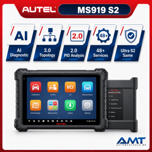 HOME V3 - OCTOBER 21ST 2026 75 Autel MaxiSys MS919 S2 Automotive Diagnostic Scanner, 11” OE-Level Bi-Directional Scan Tool, ECU Programming & Coding, Topology 3.0, 6-in-1 VCMI2, 48+ Service Functions, DoIP/CAN FD, Android 13, 256GB