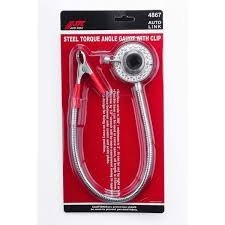 STEEL TORQUE ANGLE GAUGE WITH CLIP JTC