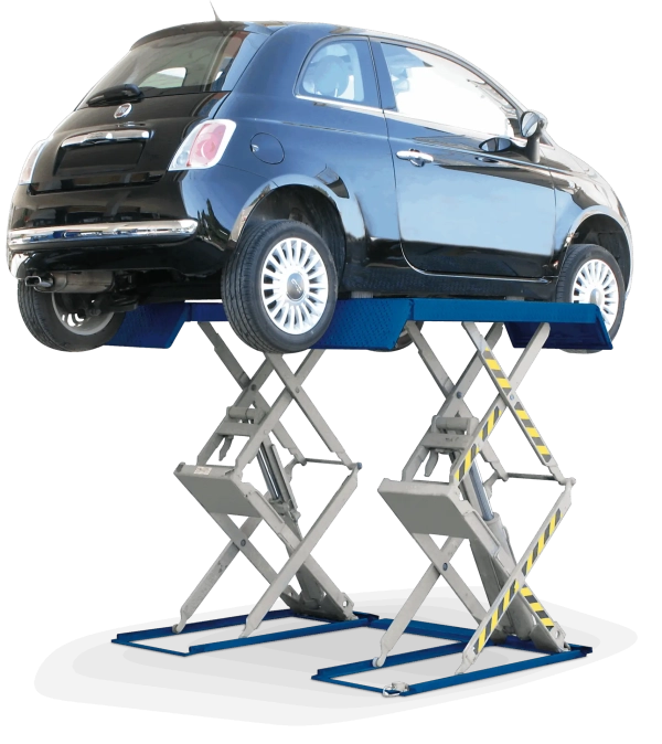 Double scissor lift RAV535 ? A professional double scissor lifts designed for light commercial, passenger cars. Double scissor lift RAV535 ? A professional double scissor lifts designed for light commercial, passenger cars.