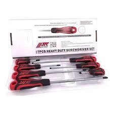 7PCS HEAVY DUTY SCREW DRIVER SET JTC