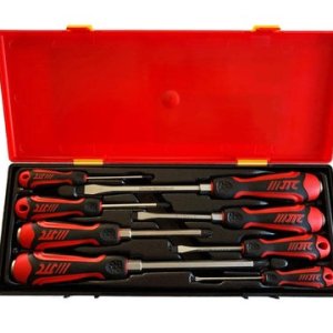 8PCS GO-THROUGH HEAVY-DUTY SCREW DRIVER SET JTC