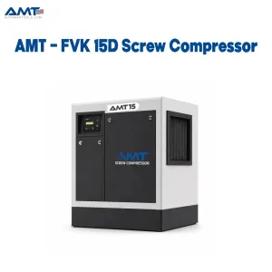 AMT FVK-15 Screw Compressor – 15/20 HP Industrial Rotary Screw Air System (High-Output & Energy-Saving)