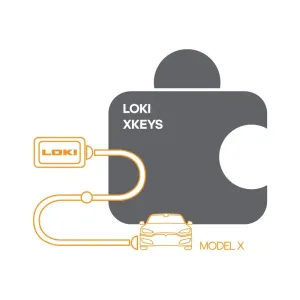 The LOKI-XKEYS Plugin is an advanced software add-on designed to extend the capabilities of the LOKI diagnostic scanner, enabling key fob pairing for Tesla Model X vehicles. Built for professional locksmiths and advanced automotive workshops, this plugin provides a reliable solution for key programming—even in all-keys-lost scenarios. This plugin is specifically intended for Tesla Model X vehicles manufactured before 2022 and supports cars equipped with both Tegra and Intel processors. It is compatible with all key security module versions, ensuring broad coverage and dependable performance across different vehicle configurations. While Tesla vehicles may support multiple access methods such as phone keys and key cards, the LOKI-XKEYS plugin is focused on programming and pairing Tesla key fobs, making it an essential tool for professionals who regularly handle lost or replacement keys. Easy to integrate with the LOKI scanner, the LOKI-XKEYS plugin delivers a streamlined workflow, reducing vehicle downtime and eliminating the need for dealership intervention. It is ideal for workshops looking to expand their EV service capabilities and offer professional-grade Tesla key solutions. Compatible Vehicle: Tesla Model X Supported Models: Pre-2022 Application: Key fob pairing and programming Professional Use: Locksmiths, EV specialists, advanced workshops