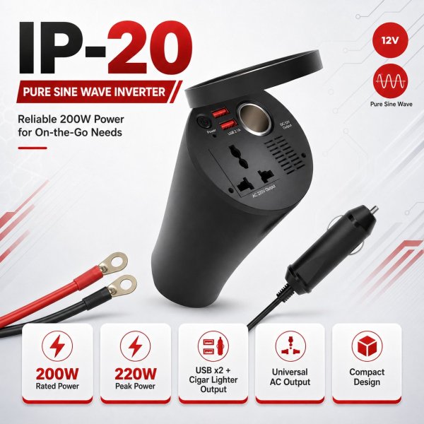 <h4><strong>Lemania IP-20 Inverter 12V 200W Compact Car Power Converter for Small Electronics Made in Switzerland</strong></h4><h3><strong>Lemania IP-20 Inverter 12V 200W Spec Chart:</strong></h3><table border="1" cellspacing="0" cellpadding="8"><thead><tr><th><strong>Feature</strong></th><th><strong>Details</strong></th></tr></thead><tbody><tr><td><strong>Product Type</strong></td><td>12V 200W Compact Vehicle Power Inverter</td></tr><tr><td><strong>Application</strong></td><td>Power Conversion for Compatible Small Electronics</td></tr><tr><td><strong>Suitable For</strong></td><td>Cars, Travel Kits, Service Vehicles, Emergency Use, Mobile Work, and Outdoor Power Needs</td></tr></tbody></table> <h4><strong>Lemania IP-20 Inverter 12V 200W Compact Car Power Converter for Small Electronics Made in Switzerland</strong></h4><h3><strong>Lemania IP-20 Inverter 12V 200W Spec Chart:</strong></h3><table border="1" cellspacing="0" cellpadding="8"><thead><tr><th><strong>Feature</strong></th><th><strong>Details</strong></th></tr></thead><tbody><tr><td><strong>Product Type</strong></td><td>12V 200W Compact Vehicle Power Inverter</td></tr><tr><td><strong>Application</strong></td><td>Power Conversion for Compatible Small Electronics</td></tr><tr><td><strong>Suitable For</strong></td><td>Cars, Travel Kits, Service Vehicles, Emergency Use, Mobile Work, and Outdoor Power Needs</td></tr></tbody></table>