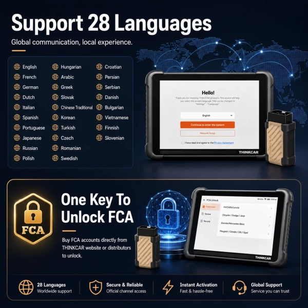 <p><strong>Thinktool 191</strong> is an 8-inch TCOS professional diagnostic scanner built for full-system diagnosis, active tests, advanced coding and modern CAN FD/DoIP vehicles.</p><h3>Key Features</h3><ul><li>8-inch TCOS professional diagnostic tablet</li><li>Full-system scan, live data and special functions</li><li>Bi-directional control and advanced coding on supported vehicles</li><li>35 maintenance and service functions</li><li>CAN FD and DoIP with ThinkDiag Mini 2 VCI</li></ul><h3>Quick Specifications</h3><table style="width:100%;border-collapse:collapse;margin:14px 0;"><tr><th style="text-align:left;padding:8px;border:1px solid #ddd;background:#f7f7f7;">Display</th><td style="padding:8px;border:1px solid #ddd;">8″ touchscreen</td></tr><tr><th style="text-align:left;padding:8px;border:1px solid #ddd;background:#f7f7f7;">Platform</th><td style="padding:8px;border:1px solid #ddd;">TCOS</td></tr><tr><th style="text-align:left;padding:8px;border:1px solid #ddd;background:#f7f7f7;">Processor</th><td style="padding:8px;border:1px solid #ddd;">MTK8365 Cortex-A53 Quad-Core 2.0GHz</td></tr><tr><th style="text-align:left;padding:8px;border:1px solid #ddd;background:#f7f7f7;">Memory</th><td style="padding:8px;border:1px solid #ddd;">4GB RAM / 64GB storage</td></tr><tr><th style="text-align:left;padding:8px;border:1px solid #ddd;background:#f7f7f7;">Battery</th><td style="padding:8px;border:1px solid #ddd;">4150mAh / 3.8V</td></tr><tr><th style="text-align:left;padding:8px;border:1px solid #ddd;background:#f7f7f7;">VCI / Protocols</th><td style="padding:8px;border:1px solid #ddd;">ThinkDiag Mini 2; CAN FD, DoIP and standard OBD protocols</td></tr></table><p style="color:#c00000;"><strong>Software package: 3 years of passenger-vehicle software updates are included.</strong></p><p style="color:#c00000;"><strong>Warranty: 2 years. Software updates: 3 years included with this scanner.</strong></p> <p><strong>Thinktool 191</strong> is an 8-inch TCOS professional diagnostic scanner built for full-system diagnosis, active tests, advanced coding and modern CAN FD/DoIP vehicles.</p><h3>Key Features</h3><ul><li>8-inch TCOS professional diagnostic tablet</li><li>Full-system scan, live data and special functions</li><li>Bi-directional control and advanced coding on supported vehicles</li><li>35 maintenance and service functions</li><li>CAN FD and DoIP with ThinkDiag Mini 2 VCI</li></ul><h3>Quick Specifications</h3><table style="width:100%;border-collapse:collapse;margin:14px 0;"><tr><th style="text-align:left;padding:8px;border:1px solid #ddd;background:#f7f7f7;">Display</th><td style="padding:8px;border:1px solid #ddd;">8″ touchscreen</td></tr><tr><th style="text-align:left;padding:8px;border:1px solid #ddd;background:#f7f7f7;">Platform</th><td style="padding:8px;border:1px solid #ddd;">TCOS</td></tr><tr><th style="text-align:left;padding:8px;border:1px solid #ddd;background:#f7f7f7;">Processor</th><td style="padding:8px;border:1px solid #ddd;">MTK8365 Cortex-A53 Quad-Core 2.0GHz</td></tr><tr><th style="text-align:left;padding:8px;border:1px solid #ddd;background:#f7f7f7;">Memory</th><td style="padding:8px;border:1px solid #ddd;">4GB RAM / 64GB storage</td></tr><tr><th style="text-align:left;padding:8px;border:1px solid #ddd;background:#f7f7f7;">Battery</th><td style="padding:8px;border:1px solid #ddd;">4150mAh / 3.8V</td></tr><tr><th style="text-align:left;padding:8px;border:1px solid #ddd;background:#f7f7f7;">VCI / Protocols</th><td style="padding:8px;border:1px solid #ddd;">ThinkDiag Mini 2; CAN FD, DoIP and standard OBD protocols</td></tr></table><p style="color:#c00000;"><strong>Software package: 3 years of passenger-vehicle software updates are included.</strong></p><p style="color:#c00000;"><strong>Warranty: 2 years. Software updates: 3 years included with this scanner.</strong></p>