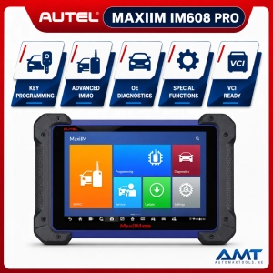 Autel MaxiIM IM608 Pro Diagnostic & Key Programming Tool | XP400 Pro | JVCI J2534 | Advanced IMMO | OE-Level Diagnostics | 2-Year Updates
