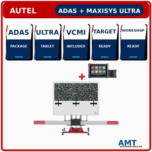 Autel MaxiSYS ADAS + MaxiSys Ultra Package | Standard Calibration Frame | 12.9″ Ultra | VCMI | Camera Radar Calibration
