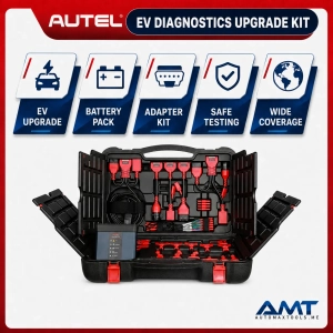 Autel EV Diagnostics Upgrade Kit | EVDiag Box + BMW Tesla VW Adapters | Battery Pack SOC SOH Analysis | Ultra MS919 MS909