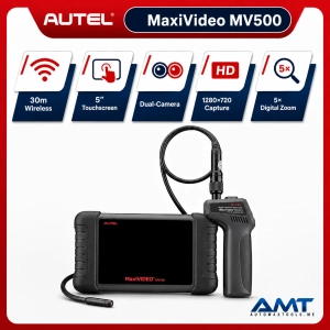 Autel MaxiVideo MV500 Wireless Inspection Camera | 5″ Touchscreen | 30m Wireless | Dual Camera | 1280×720 | 2-Year Updates