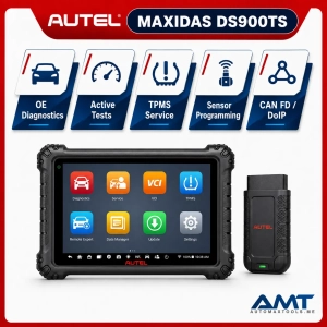 Autel MaxiDAS DS900TS Diagnostic & TPMS Scanner | OE-Level All Systems | Active Tests | MX-Sensor Programming | DoIP CAN FD | 2-Year Updates