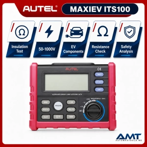 Autel MaxiEV ITS100 EV Insulation Resistance Tester | 50–1000V DC | High-Voltage Component Safety Testing | 2-Year Updates