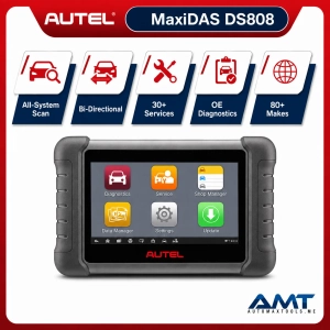 Autel MaxiDAS DS808 Diagnostic Scanner | OE-Level All-System | Active Test | AutoVIN | Service Functions | 2-Year Updates