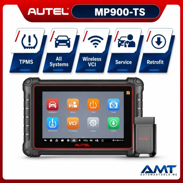 AUTEL_MAXIPRO_MP900_TS_WEB <div class="et_pb_module et_pb_wc_title et_pb_wc_title_0_tb_body product-header et_pb_bg_layout_light">
<h4>The Autel MaxiPRO MP900-TS combines OE-level all-system diagnostics with complete professional TPMS service in one 8-inch wireless tablet. It supports full-system scanning, bi-directional active tests, adaptations, matching, 40+ service functions, TPMS health checks, sensor activation, MX-Sensor programming and OBD relearn.</h4>
The MP900-TS uses Android 11 with a 1.8GHz quad-core processor, 4GB RAM, 64GB storage and a 7,700mAh battery. The MaxiVCI V150 provides wireless vehicle communication and the platform supports modern DoIP and CAN FD protocols. For TPMS work, technicians can activate known sensors, diagnose TPMS faults, program Autel MX-Sensors, perform supported OBD relearns and follow on-screen relearn procedures.
</div>
<div class="et_pb_module et_pb_wc_description et_pb_wc_description_0_tb_body et_pb_bg_layout_light et_pb_text_align_left">
<div class="et_pb_module_inner">
<table>
<thead>
<tr><th>Specification</th><th>MaxiPRO MP900-TS</th></tr>
</thead>
<tbody>
<tr><td>Product Type</td><td>Professional Diagnostic & TPMS Tablet</td></tr>
<tr><td>Model</td><td>MaxiPRO MP900-TS</td></tr>
<tr><td>Display</td><td>8β³, 1280 Γ 800</td></tr>
<tr><td>Operating System</td><td>Android 11</td></tr>
<tr><td>Processor</td><td>Quad-Core 1.8GHz</td></tr>
<tr><td>Memory</td><td>4GB RAM + 64GB Storage</td></tr>
<tr><td>Battery</td><td>7,700mAh</td></tr>
<tr><td>Camera</td><td>8MP Rear</td></tr>
<tr><td>VCI</td><td>MaxiVCI V150</td></tr>
<tr><td>Diagnostics</td><td>OE-Level Full-System Diagnostics</td></tr>
<tr><td>Bi-Directional Control</td><td>Yes β Active Tests</td></tr>
<tr><td>Service Functions</td><td>40+</td></tr>
<tr><td>DoIP</td><td>Supported</td></tr>
<tr><td>CAN FD</td><td>Supported</td></tr>
<tr><td>TPMS Health Check</td><td>Supported</td></tr>
<tr><td>Sensor Activation</td><td>Known TPMS Sensors</td></tr>
<tr><td>MX-Sensor Programming</td><td>Supported</td></tr>
<tr><td>OBD Relearn</td><td>Supported</td></tr>
<tr><td>On-Screen Relearn</td><td>Supported</td></tr>
<tr><td>AutoVIN</td><td>Supported</td></tr>
<tr><td>Software Updates</td><td>2 Years Included β Automax Tools IMEA Package</td></tr>
<tr><td>Warranty</td><td>1 Year Limited Warranty</td></tr>
</tbody>
</table>
<strong>Autel MaxiPRO MP900-TS Product Information</strong>
<a href="https://autel.com/mk3/4122.jhtml" target="_blank" rel="noopener">
View Product / Compatibility Information
</a> <a href="https://automaxtools.me/wp-content/uploads/2023/11/MaxiPRO-MP900-TS.jpg">
<img class="aligncenter" src="https://automaxtools.me/wp-content/uploads/2023/11/MaxiPRO-MP900-TS.jpg" alt="Autel MaxiPRO MP900-TS UAE Automax Tools" width="807" height="807" />
</a> </div>
</div>
<h3><span style="color: #d2322a;">
<strong>1 Year Warranty. 2 Year Free Software Updates.</strong>
</span></h3>
<h4 style="color: red;">IP Restriction (works only in India, Middle East and Africa).</h4> <div class="et_pb_module et_pb_wc_title et_pb_wc_title_0_tb_body product-header et_pb_bg_layout_light">
<h4>The Autel MaxiPRO MP900-TS combines OE-level all-system diagnostics with complete professional TPMS service in one 8-inch wireless tablet. It supports full-system scanning, bi-directional active tests, adaptations, matching, 40+ service functions, TPMS health checks, sensor activation, MX-Sensor programming and OBD relearn.</h4>
The MP900-TS uses Android 11 with a 1.8GHz quad-core processor, 4GB RAM, 64GB storage and a 7,700mAh battery. The MaxiVCI V150 provides wireless vehicle communication and the platform supports modern DoIP and CAN FD protocols. For TPMS work, technicians can activate known sensors, diagnose TPMS faults, program Autel MX-Sensors, perform supported OBD relearns and follow on-screen relearn procedures.
</div>
<div class="et_pb_module et_pb_wc_description et_pb_wc_description_0_tb_body et_pb_bg_layout_light et_pb_text_align_left">
<div class="et_pb_module_inner">
<table>
<thead>
<tr><th>Specification</th><th>MaxiPRO MP900-TS</th></tr>
</thead>
<tbody>
<tr><td>Product Type</td><td>Professional Diagnostic & TPMS Tablet</td></tr>
<tr><td>Model</td><td>MaxiPRO MP900-TS</td></tr>
<tr><td>Display</td><td>8β³, 1280 Γ 800</td></tr>
<tr><td>Operating System</td><td>Android 11</td></tr>
<tr><td>Processor</td><td>Quad-Core 1.8GHz</td></tr>
<tr><td>Memory</td><td>4GB RAM + 64GB Storage</td></tr>
<tr><td>Battery</td><td>7,700mAh</td></tr>
<tr><td>Camera</td><td>8MP Rear</td></tr>
<tr><td>VCI</td><td>MaxiVCI V150</td></tr>
<tr><td>Diagnostics</td><td>OE-Level Full-System Diagnostics</td></tr>
<tr><td>Bi-Directional Control</td><td>Yes β Active Tests</td></tr>
<tr><td>Service Functions</td><td>40+</td></tr>
<tr><td>DoIP</td><td>Supported</td></tr>
<tr><td>CAN FD</td><td>Supported</td></tr>
<tr><td>TPMS Health Check</td><td>Supported</td></tr>
<tr><td>Sensor Activation</td><td>Known TPMS Sensors</td></tr>
<tr><td>MX-Sensor Programming</td><td>Supported</td></tr>
<tr><td>OBD Relearn</td><td>Supported</td></tr>
<tr><td>On-Screen Relearn</td><td>Supported</td></tr>
<tr><td>AutoVIN</td><td>Supported</td></tr>
<tr><td>Software Updates</td><td>2 Years Included β Automax Tools IMEA Package</td></tr>
<tr><td>Warranty</td><td>1 Year Limited Warranty</td></tr>
</tbody>
</table>
<strong>Autel MaxiPRO MP900-TS Product Information</strong>
<a href="https://autel.com/mk3/4122.jhtml" target="_blank" rel="noopener">
View Product / Compatibility Information
</a> <a href="https://automaxtools.me/wp-content/uploads/2023/11/MaxiPRO-MP900-TS.jpg">
<img class="aligncenter" src="https://automaxtools.me/wp-content/uploads/2023/11/MaxiPRO-MP900-TS.jpg" alt="Autel MaxiPRO MP900-TS UAE Automax Tools" width="807" height="807" />
</a> </div>
</div>
<h3><span style="color: #d2322a;">
<strong>1 Year Warranty. 2 Year Free Software Updates.</strong>
</span></h3>
<h4 style="color: red;">IP Restriction (works only in India, Middle East and Africa).</h4>