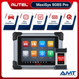 Autel MaxiSys MS908S Pro Diagnostic Scanner | J2534 ECU Programming | ECU Coding | Bi-Directional Control | 2-Year Updates
