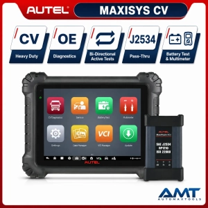Autel MaxiSys CV Commercial Vehicle Diagnostic Scanner | Heavy-Duty OE Diagnostics | Active Tests | ECU Coding | J1939 J1708 | 2-Year Updates