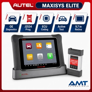 Autel MaxiSys Elite Professional Diagnostic Scanner | J2534 ECU Programming | ECU Coding | Active Test | 9.7″ Retina | 2-Year Updates