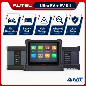 Autel MaxiSYS Ultra EV + EV Diagnostic Kit | 12.9β³ | EVDiag Battery Pack Test | 5-in-1 VCMI | ECU Programming | 2-Year Updates