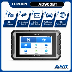 TOPDON ArtiDiag900 BT AD900BT Automotive Diagnostic Scanner | 28 Service Functions | ECU Coding | Bi-Directional Control | 130+ Brands | FCA Gateway | Bluetooth VCI | 3 Years Updates Middle East