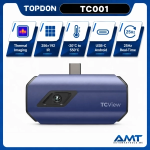 TOPDON TC001 Thermal Imaging Camera | 256×192 IR Resolution | 25Hz | -20°C to 550°C | ±2°C Accuracy | USB-C Android & Windows | Lifetime Updates