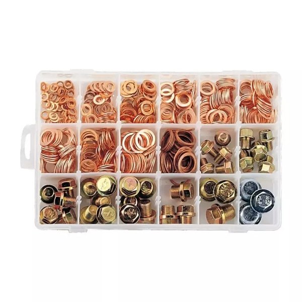 JTC ASSORTMENT OF COPPER GASKETS & SCREWS JTC ASSORTMENT OF COPPER GASKETS & SCREWS