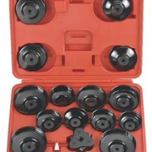 Force 16Pcs Cup Type Oil Filter Wrench Set