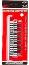 JTC 1/2"Ã—9PCS STAR SOCKET BIT SET
