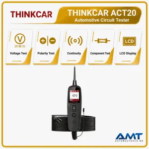 THINKCAR ACT20 Automotive Circuit Tester – 0–65V AC/DC, Power Injection, Short & Continuity Testing