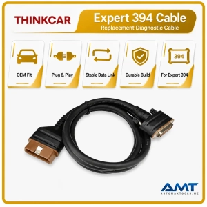 THINKCAR Expert 394 Replacement Diagnostic Cable – Spare OBD/VCI Connection Cable for THINKTOOL 394