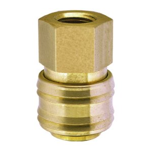BRASS SOCKET FEMALE 1/4" STAHLBERG GERMANY ES14I