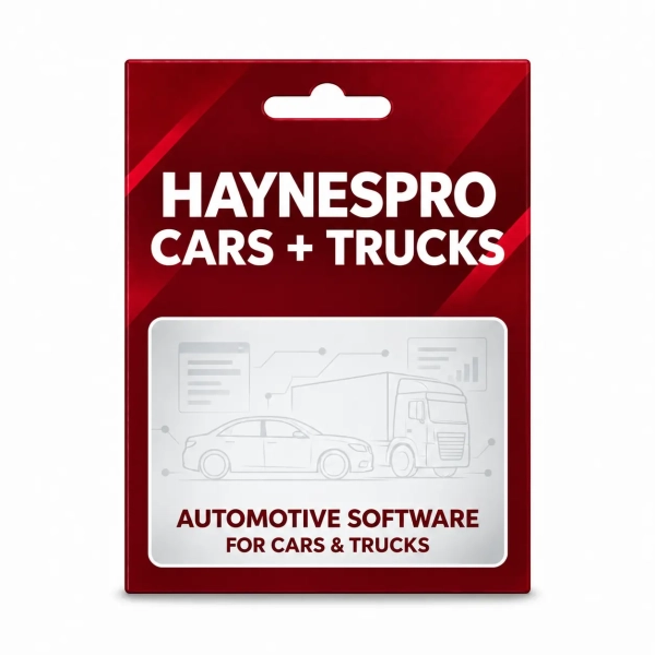<h3>HaynesPro Cars + Trucks Version 1.0 – Workshop Data Software Bundle</h3><p>HaynesPro Cars + Trucks Version 1.0 combines passenger-car and commercial-vehicle workshop information in one package. It is intended for repair businesses that handle a mixed vehicle fleet and want a broader technical reference covering both car and truck applications.</p><p><strong>Product highlights:</strong> Combined HaynesPro coverage for cars and trucks; Workshop-oriented repair and maintenance information; Vehicle-specific technical reference lookup; Suitable for mixed-fleet service operations; Digital access with Version 1.0 identification.</p><h3>Technical Specifications</h3><table><thead><tr><th>Specification</th><th>Details</th></tr></thead><tbody><tr><td><strong>Brand / Platform</strong></td><td>HaynesPro</td></tr><tr><td><strong>Product Type</strong></td><td>Combined car and truck workshop data software</td></tr><tr><td><strong>Version</strong></td><td>1.0</td></tr><tr><td><strong>Vehicle Coverage</strong></td><td>Passenger cars, light vehicles, trucks and supported commercial vehicles</td></tr><tr><td><strong>Primary Use</strong></td><td>Multi-vehicle workshop repair, maintenance and technical information lookup</td></tr><tr><td><strong>Delivery Format</strong></td><td>Digital software access / activation</td></tr><tr><td><strong>Access Term</strong></td><td>Supplied entitlement; duration and update terms depend on the selected package</td></tr></tbody></table> <h3>HaynesPro Cars + Trucks Version 1.0 – Workshop Data Software Bundle</h3><p>HaynesPro Cars + Trucks Version 1.0 combines passenger-car and commercial-vehicle workshop information in one package. It is intended for repair businesses that handle a mixed vehicle fleet and want a broader technical reference covering both car and truck applications.</p><p><strong>Product highlights:</strong> Combined HaynesPro coverage for cars and trucks; Workshop-oriented repair and maintenance information; Vehicle-specific technical reference lookup; Suitable for mixed-fleet service operations; Digital access with Version 1.0 identification.</p><h3>Technical Specifications</h3><table><thead><tr><th>Specification</th><th>Details</th></tr></thead><tbody><tr><td><strong>Brand / Platform</strong></td><td>HaynesPro</td></tr><tr><td><strong>Product Type</strong></td><td>Combined car and truck workshop data software</td></tr><tr><td><strong>Version</strong></td><td>1.0</td></tr><tr><td><strong>Vehicle Coverage</strong></td><td>Passenger cars, light vehicles, trucks and supported commercial vehicles</td></tr><tr><td><strong>Primary Use</strong></td><td>Multi-vehicle workshop repair, maintenance and technical information lookup</td></tr><tr><td><strong>Delivery Format</strong></td><td>Digital software access / activation</td></tr><tr><td><strong>Access Term</strong></td><td>Supplied entitlement; duration and update terms depend on the selected package</td></tr></tbody></table>