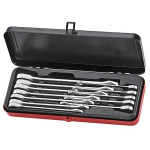 12PCS FLAT RATCHET WRENCH SET