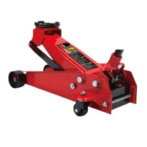 3TON PROFESSIONAL FLOOR JACK RED
