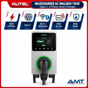 AUTEL DIAGNOSTIC 123 Autel MaxiCharger AC Wallbox 11kW EV Charger | Type 2 | 16A 3-Phase | App, Wi-Fi, Bluetooth & RFID