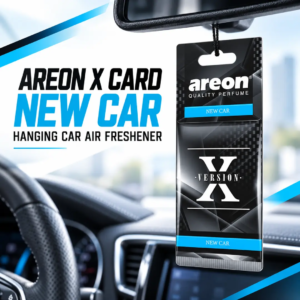 Areon X Version New Car Hanging Card Air Freshener | Vehicle Fragrance